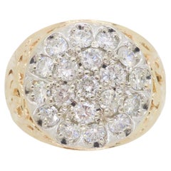 Men's Diamond Cluster Ring