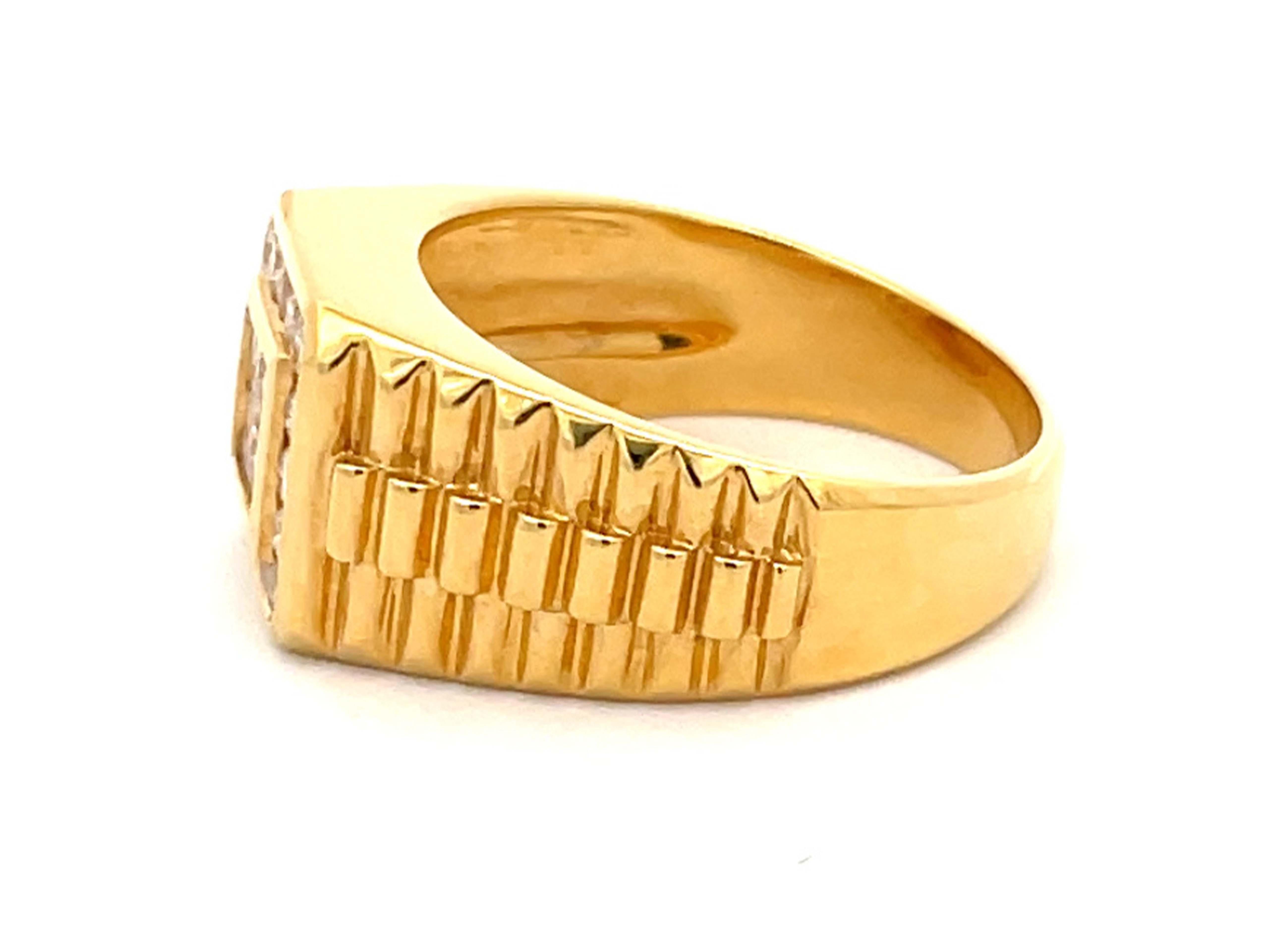 rolex ring gold 18k