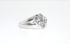 Men’s Diamond Pinky Ring in 14 Karat White Gold