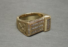 Men's Diamond Pompeii "Crossed Arrows" Ring