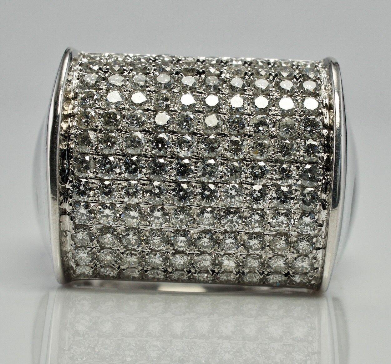 Herren Diamantring 14K Goldband Joe Rodeo Cluster 2,01 TDW, Diamantring im Angebot 6
