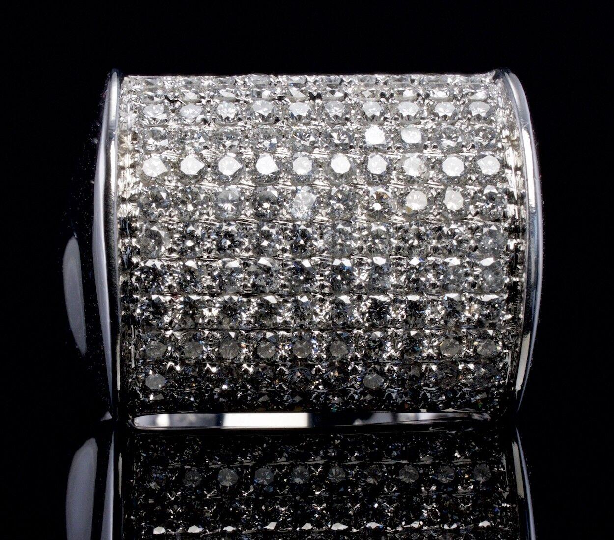 Herren Diamantring 14K Goldband Joe Rodeo Cluster 2,01 TDW, Diamantring im Zustand „Gut“ im Angebot in East Brunswick, NJ