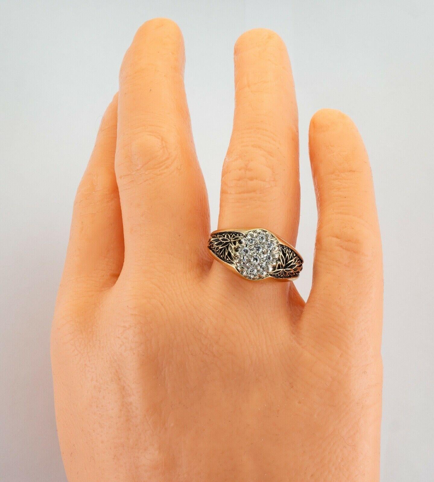 kentucky cluster diamond ring