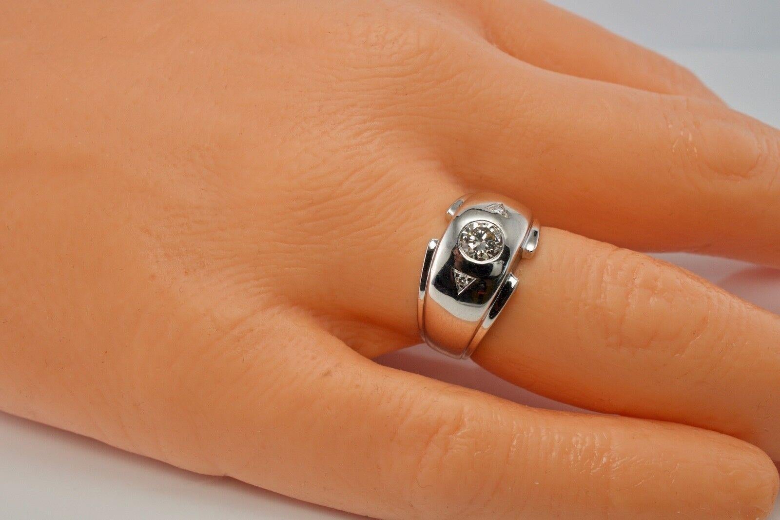 vintage mens diamond rings