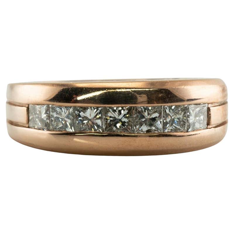 Cartier Love 18 Karat Rose Gold 1 Diamond Wedding Band Ring at 1stDibs ...