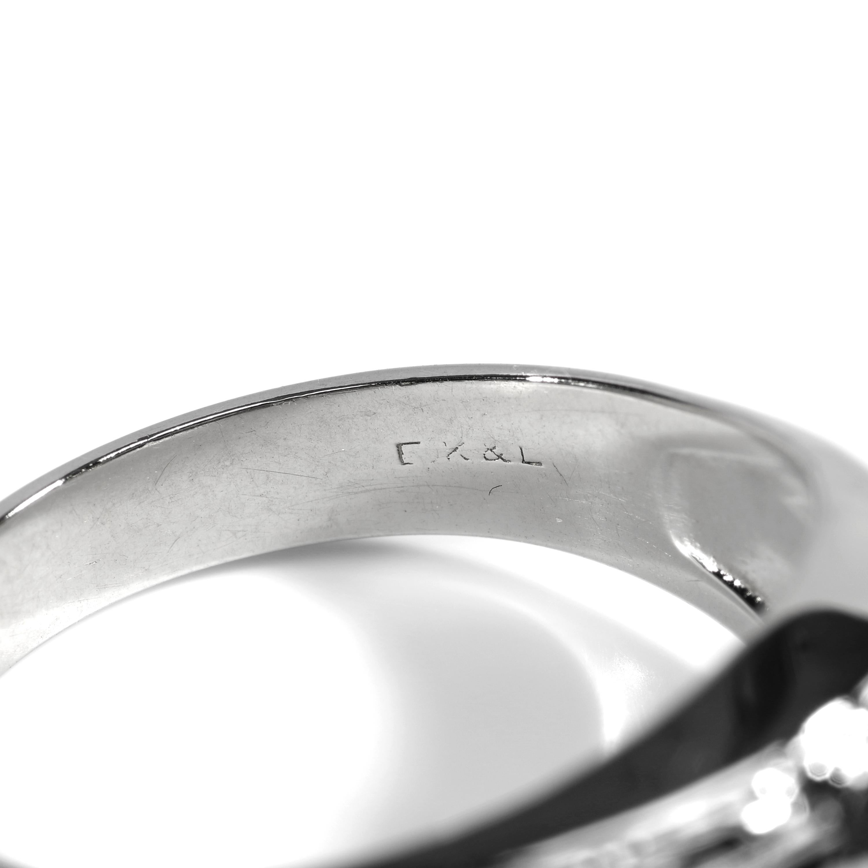 Men's Diamond Ring Understated Art Deco Elegance 2