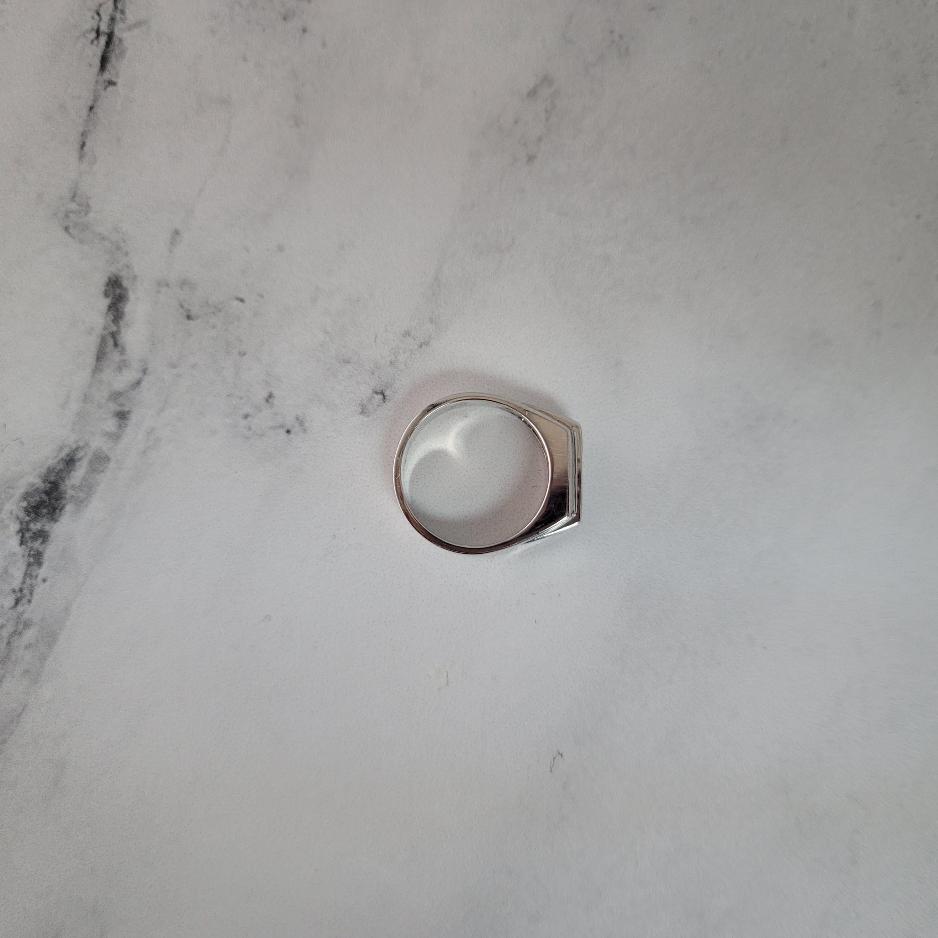 Mens Diamond Wedding Band .23cttw 14k White Gold In New Condition For Sale In Sugar Land, TX