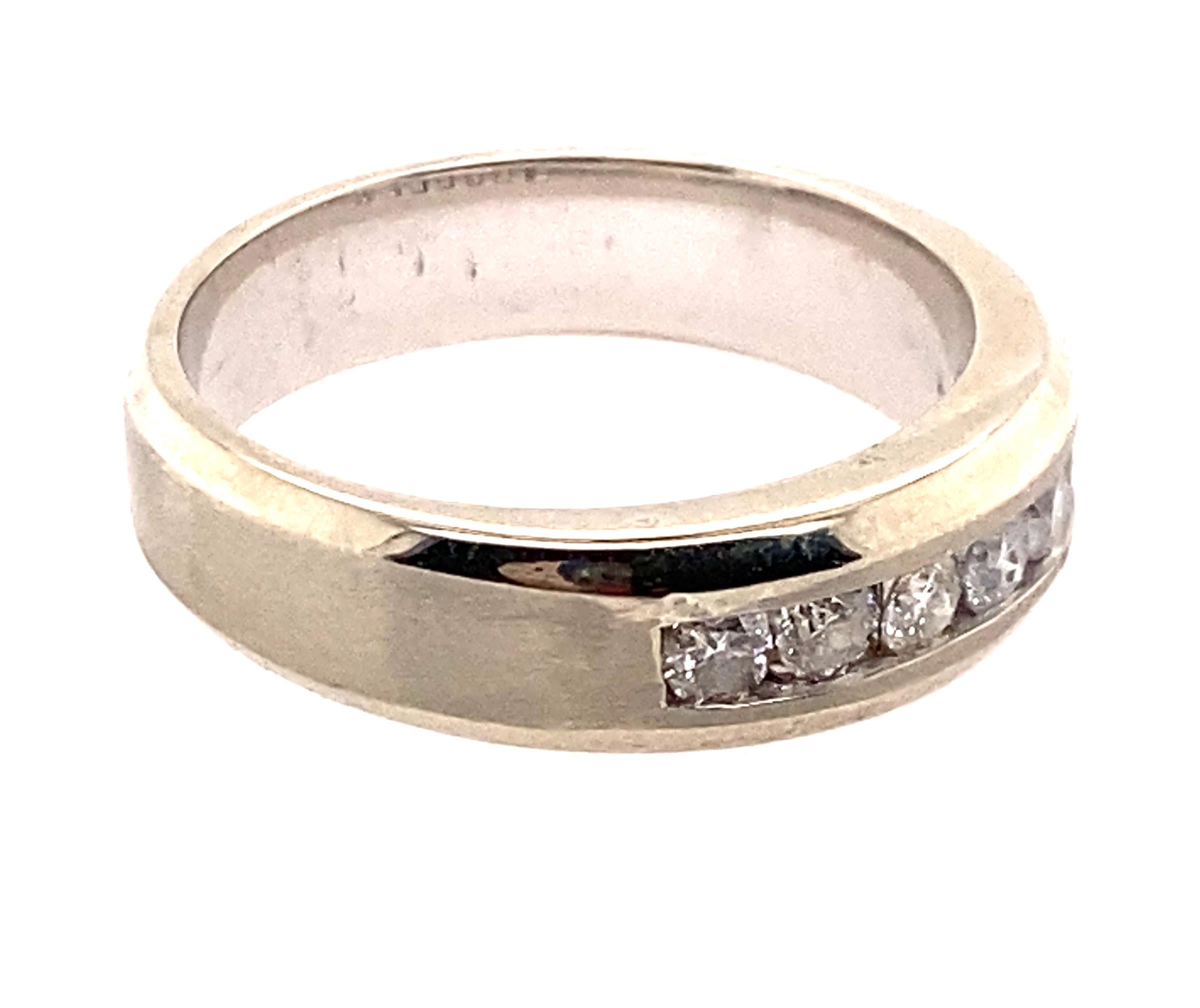 mens diamond white gold wedding bands