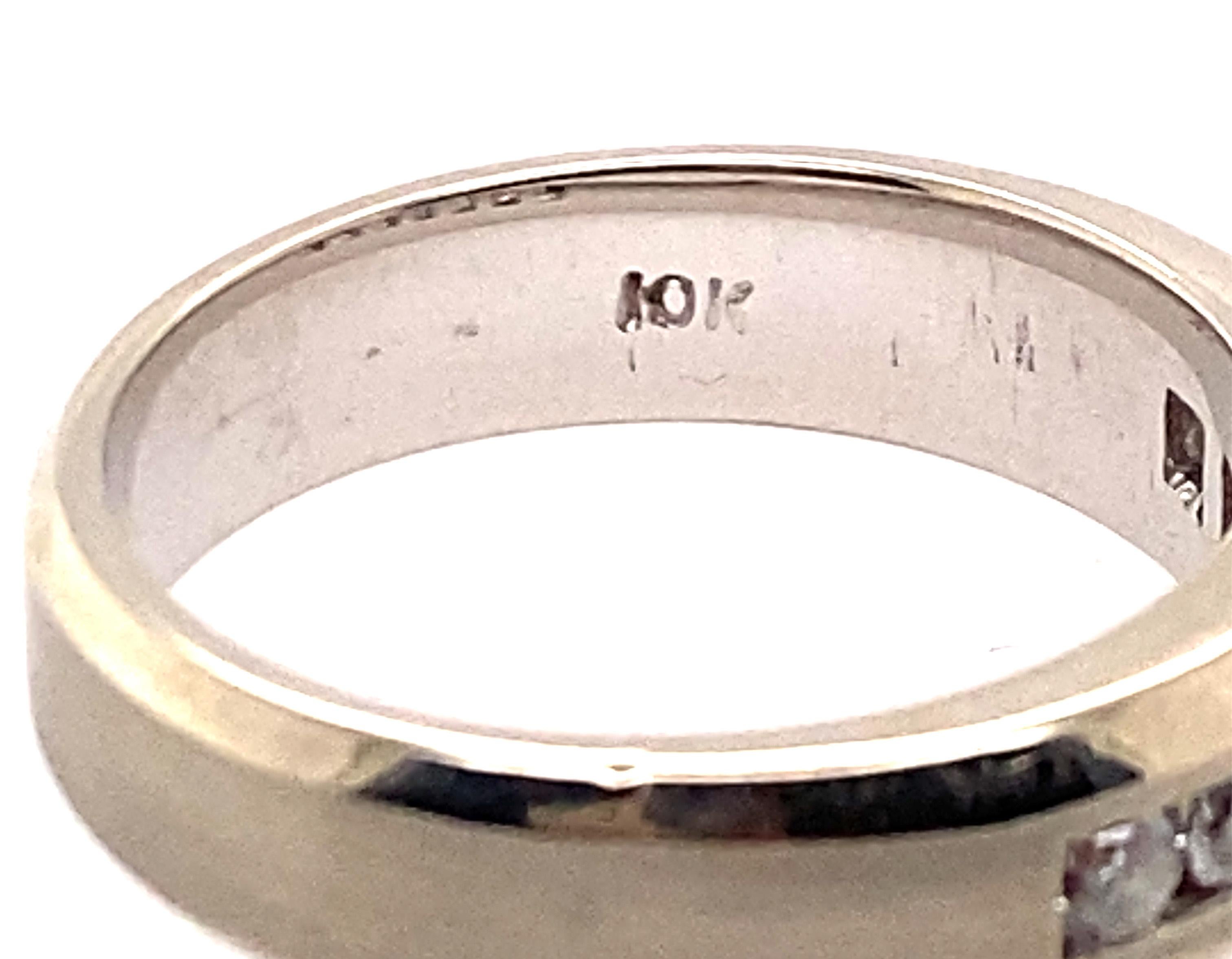 Herren Diamant-Ehering Anniversary-Ring .50ct G-H/SI Weißgold im Angebot 1
