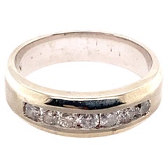 Herren Diamant-Ehering Anniversary-Ring .50ct G-H/SI Weißgold