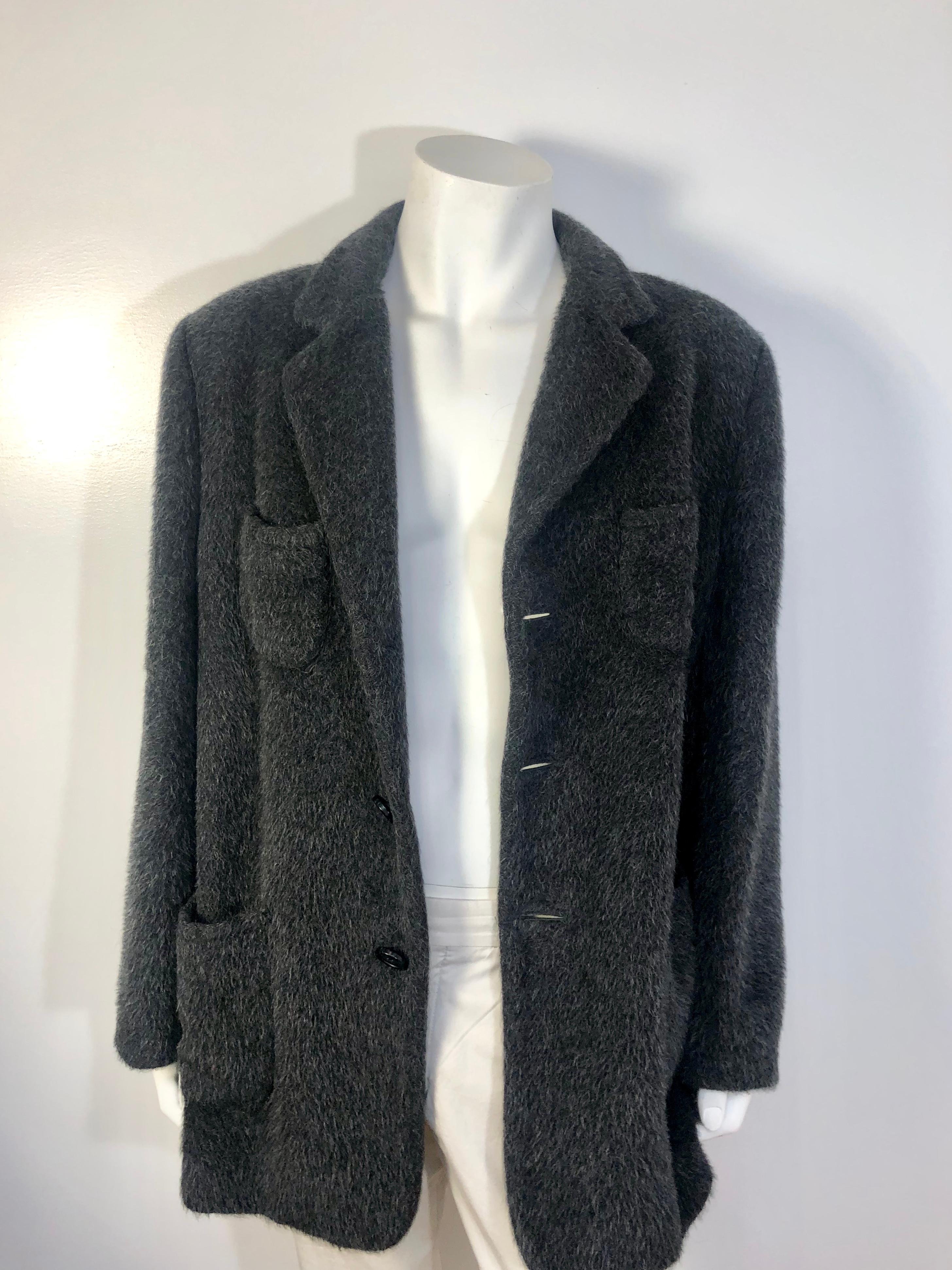 Men's Dolce & Gabbana Alpaca Coat 2