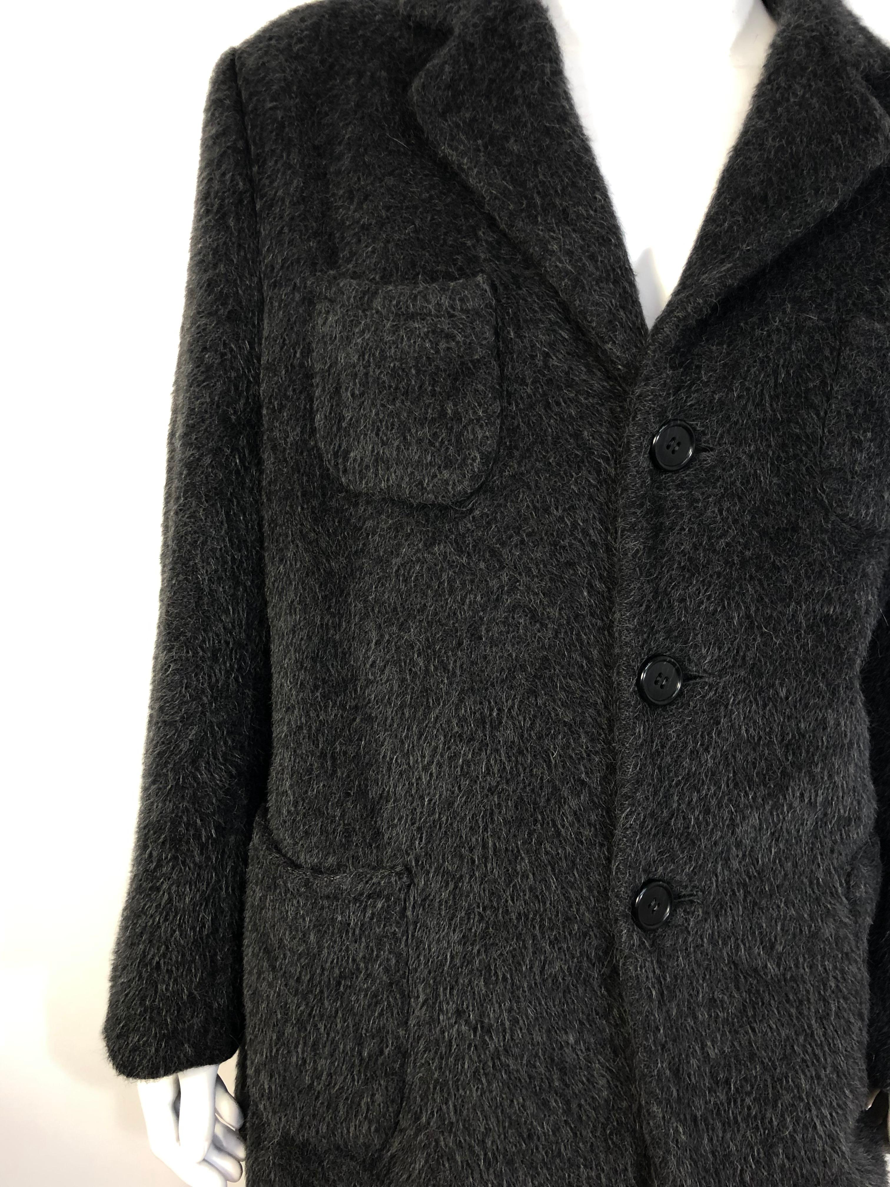 mens alpaca coat