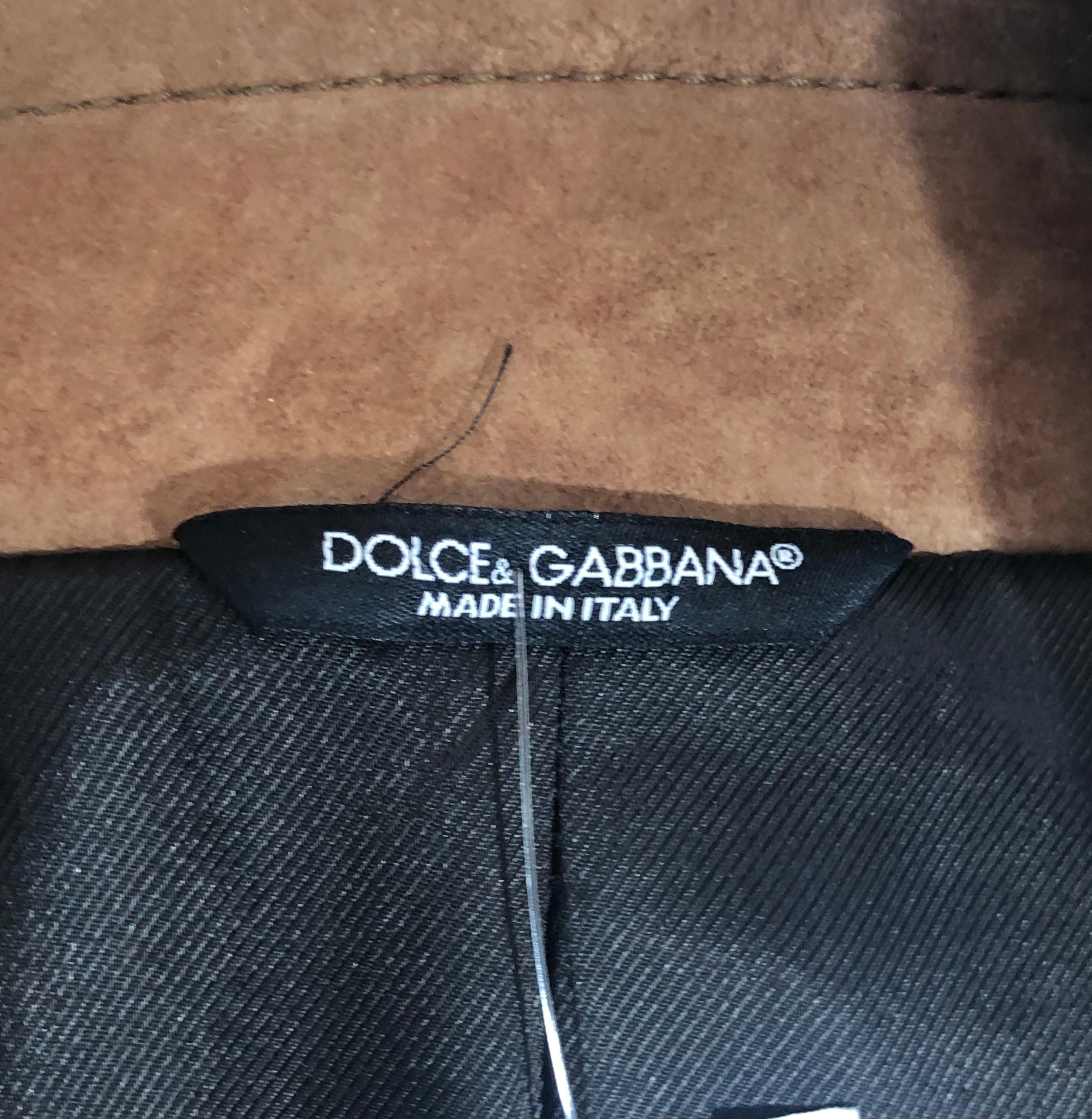 Mens Dolce & Gabbana Herrington Coat  8