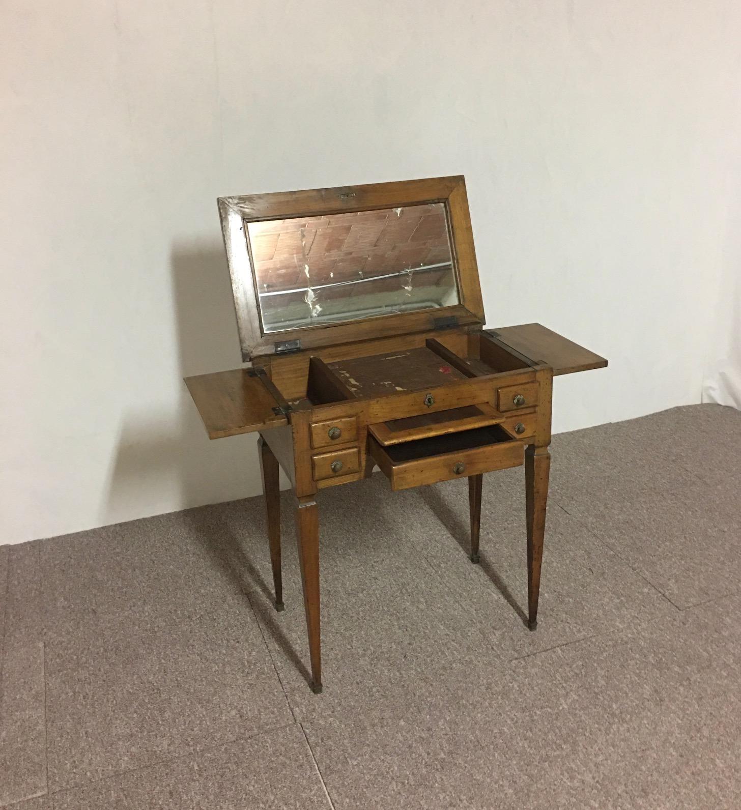 Men's Dressing Table, French, 19 th For Sale 2