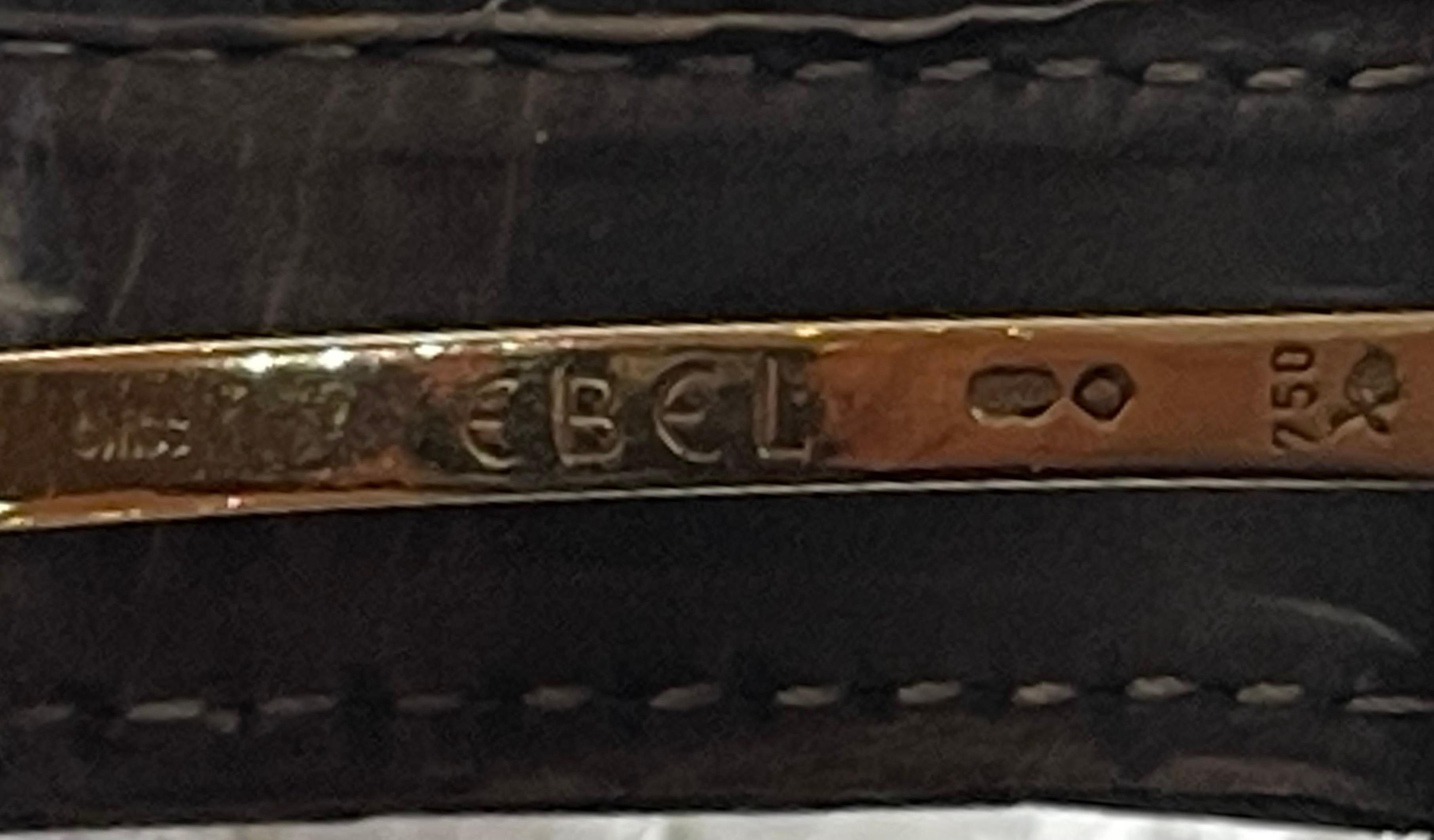 Men's EBEL Wristwatch 1911 Le Modulor Chronograph E5137240, 18kt Rose Gold 9