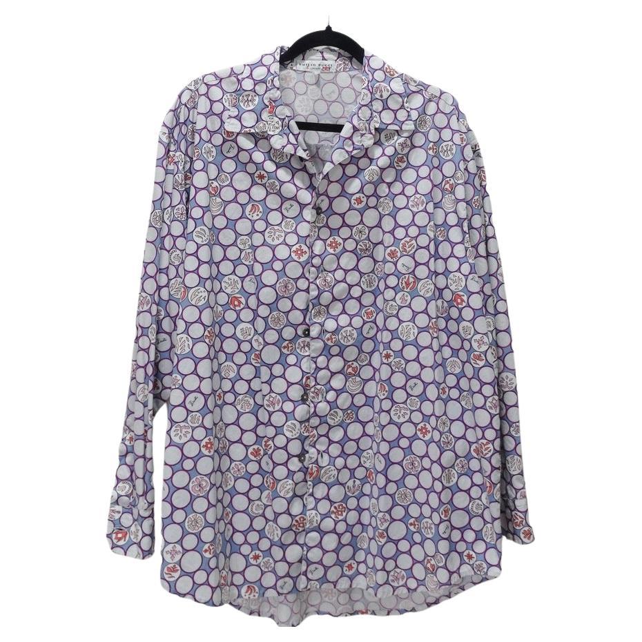 Emilio Pucci Hemd mit gedrucktem Button Down für Herren