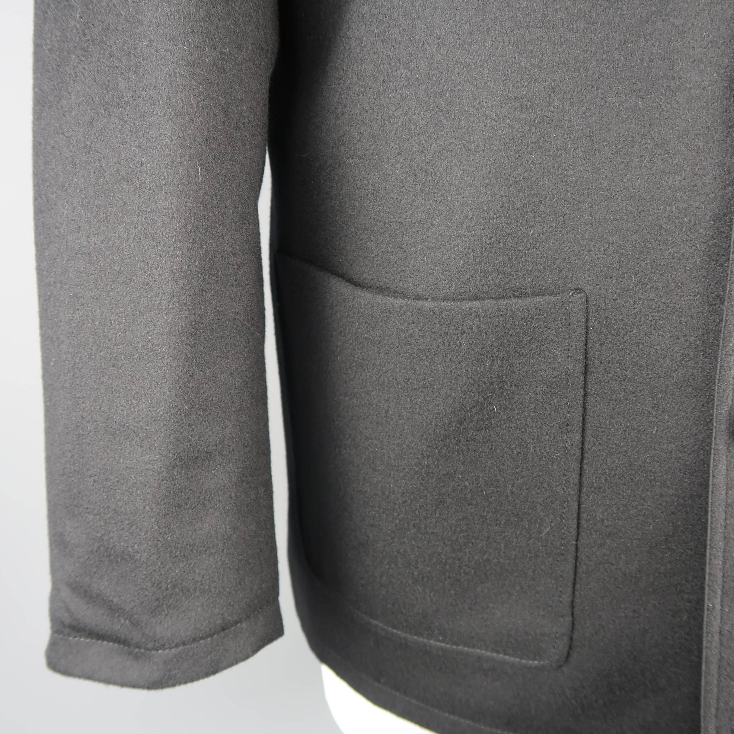 zegna designer car coat