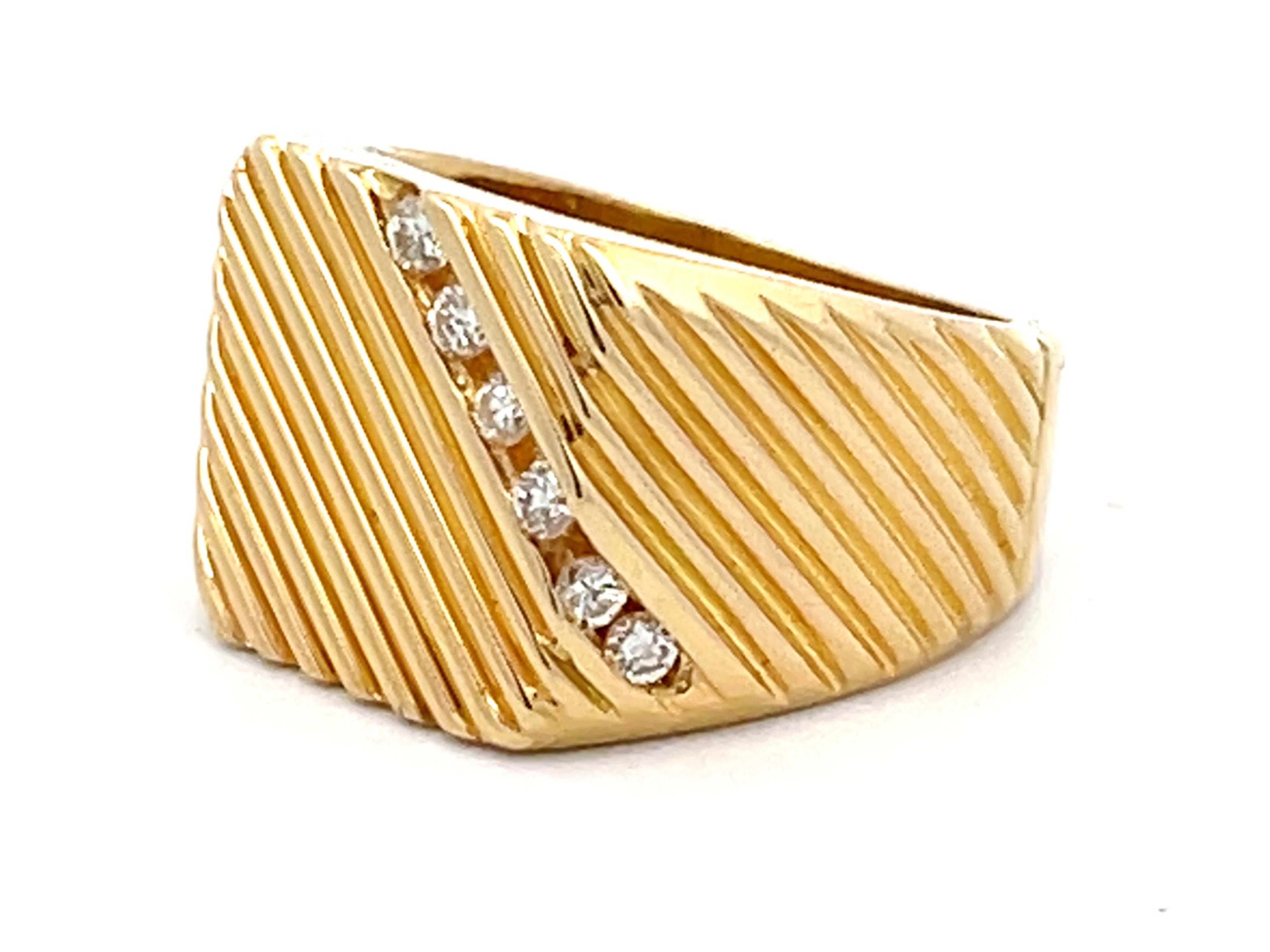 anello mignolo uomo oro