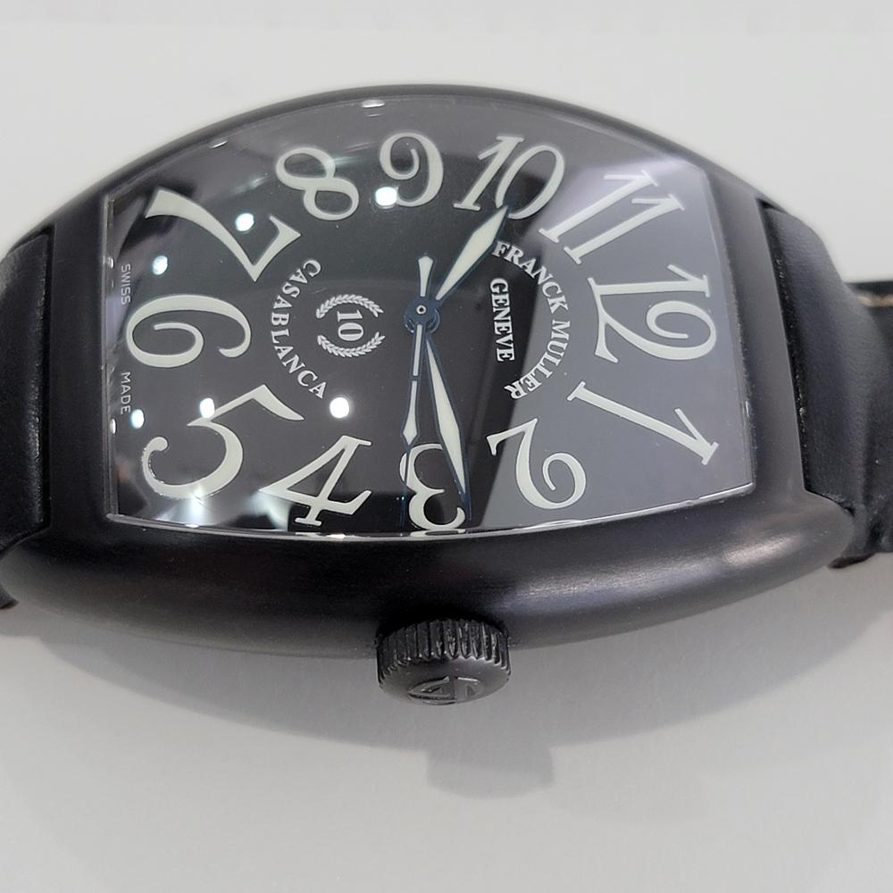Mens Franck Muller Casablanca 10th Anniversary LE Automatic c2000s Swiss BU103 In Excellent Condition In Beverly Hills, CA