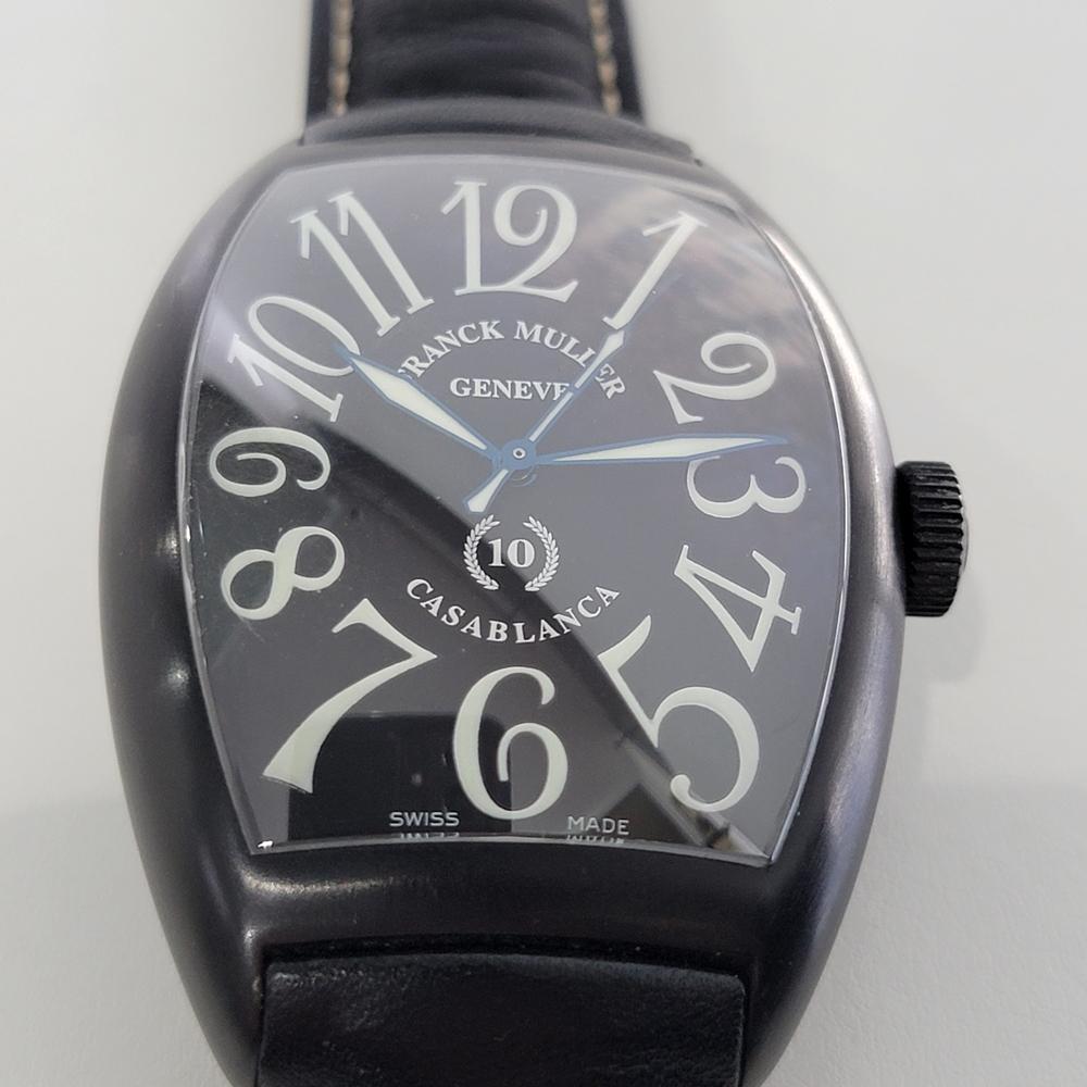Mens Franck Muller Casablanca 2000s 10th Anniversary LE Automatic Swiss BU103 In Excellent Condition For Sale In Beverly Hills, CA