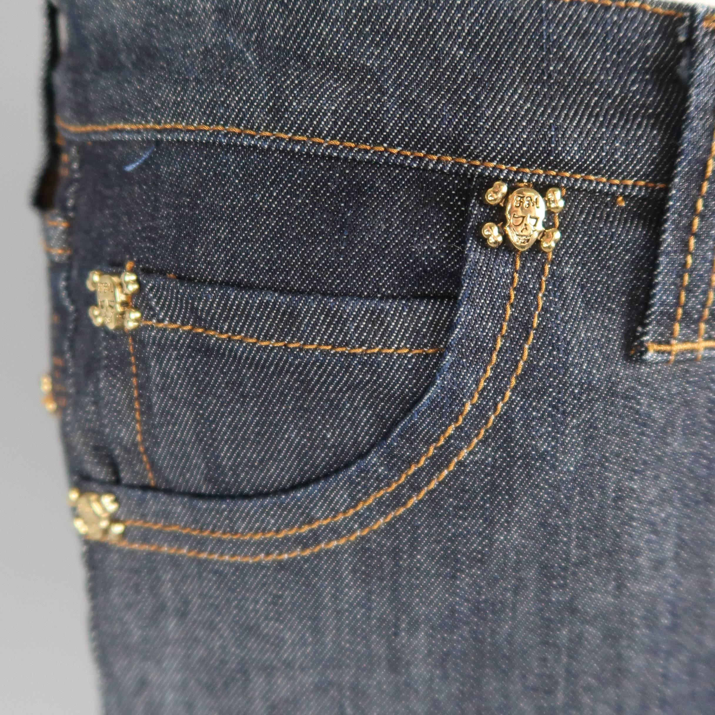 black levis with gold stitching