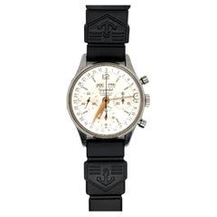 Mens Gigandet Wakmann Datic Triple Date Chronograph Watch Incabloc Rubber Band