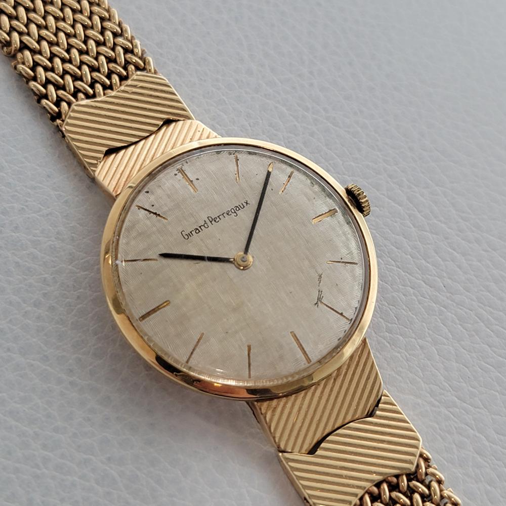 girard perregaux 14k gold watch vintage