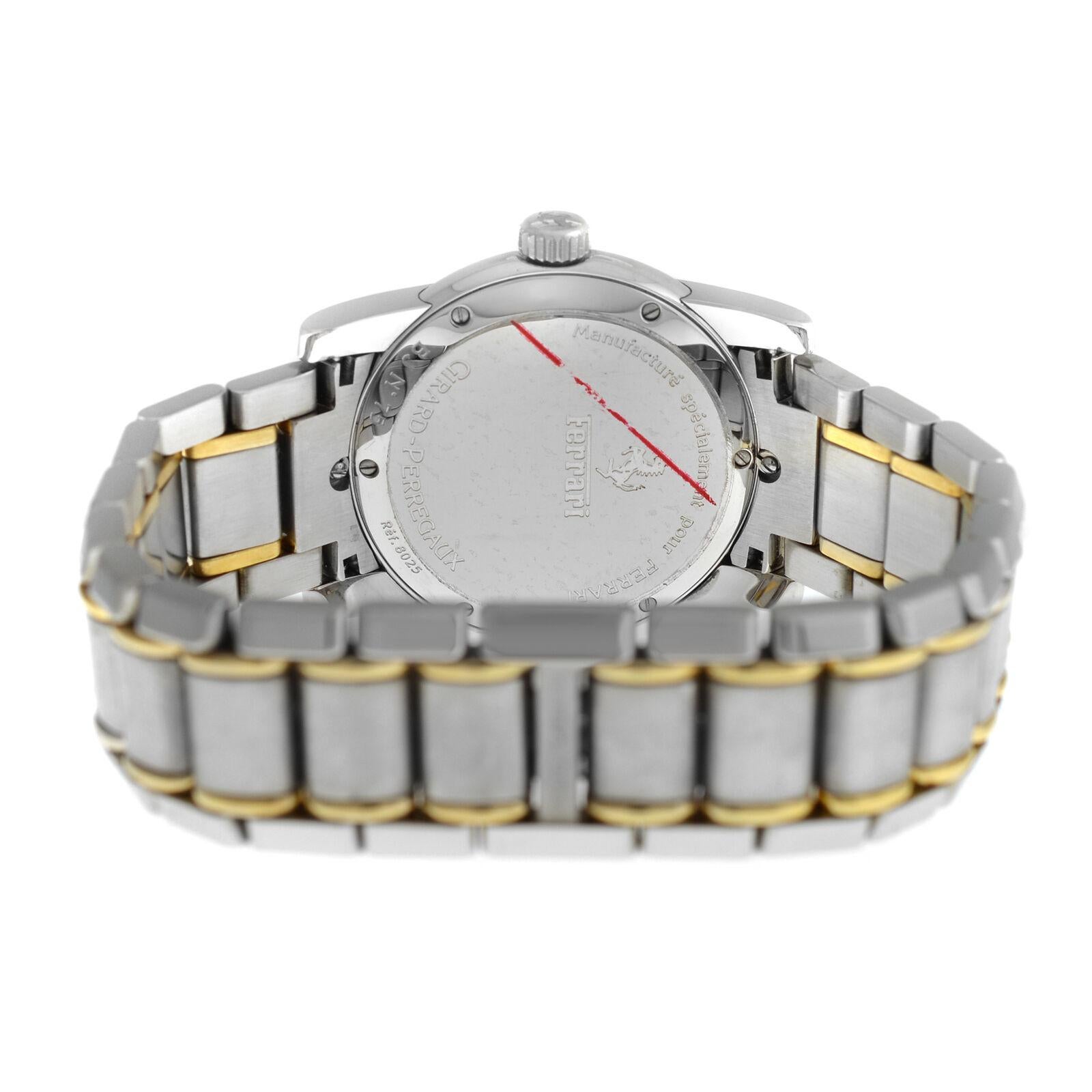 Men's Girard-Perregaux Ferrari 8025 Steel Gold Automatic Watch 3