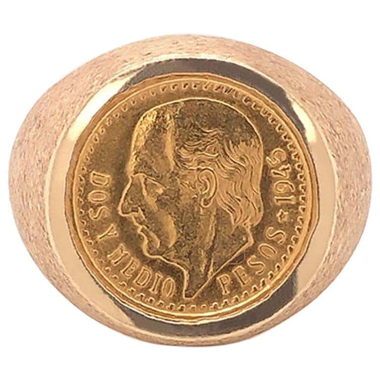 50 Pesos Gold For Sale on 1stDibs 50 pesos gold ring, 50 pesos gold