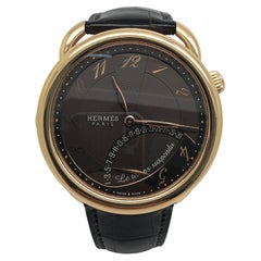 Herren Gold Hermes Uhr Box und Papiere! RARE!! 43mm