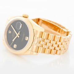 Men's Gold Rolex Datejust Watch 116208