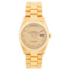 Men's Gold Rolex President Day-Date Watch 18238