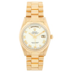 Men's Gold Rolex President Day-Date Watch 18238