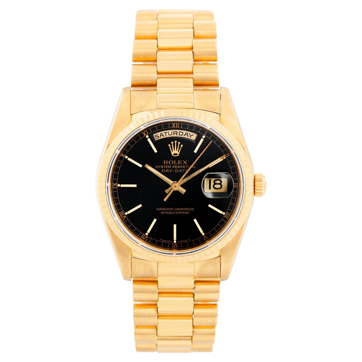 Rolex President Day-Date Platinum Diamond Men's Watch 118206 For Sale ...