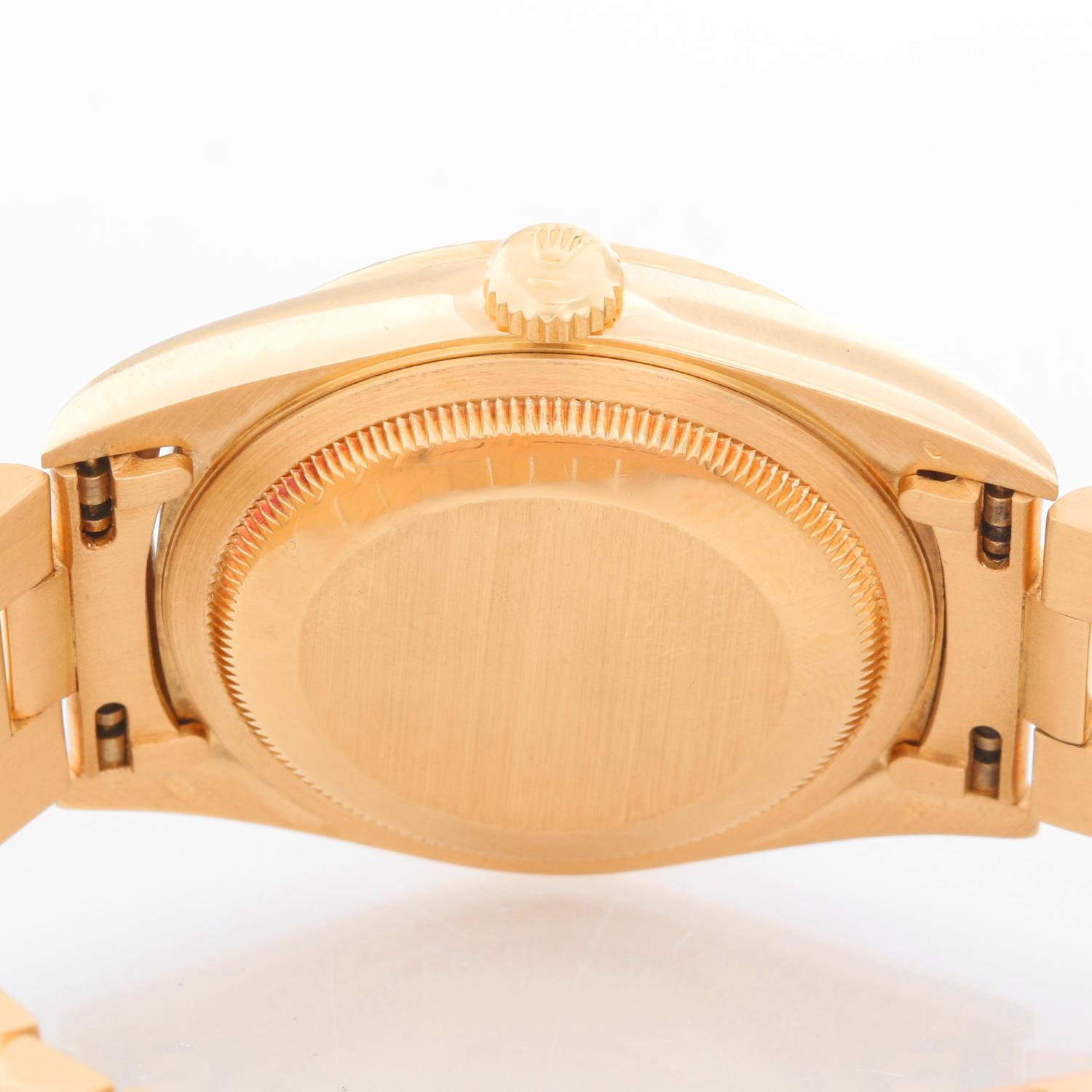 Herren Gold Rolex Präsident Day-Date Uhr Ferrit-Zifferblatt 18238 1