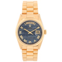 Herren Gold Rolex Präsident Day-Date Uhr Ferrit-Zifferblatt 18238