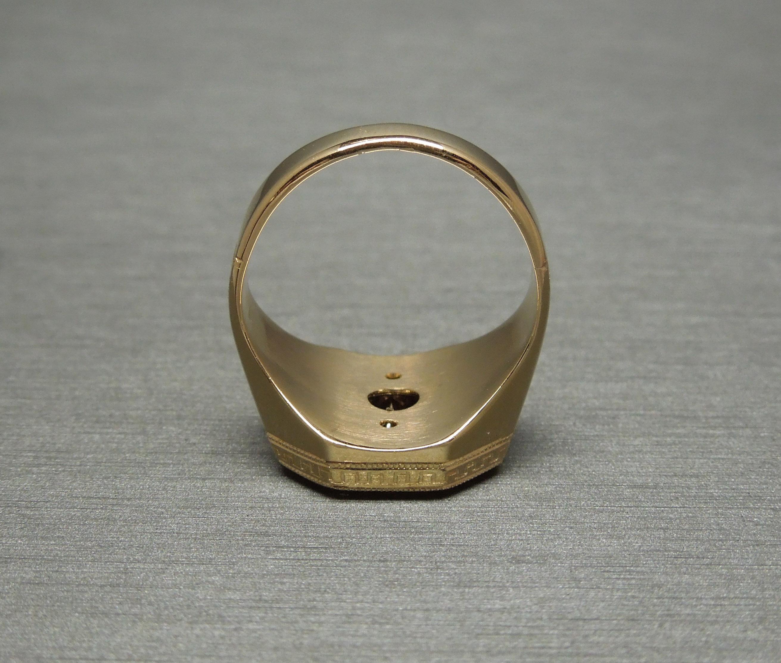 style crest 14kp ring