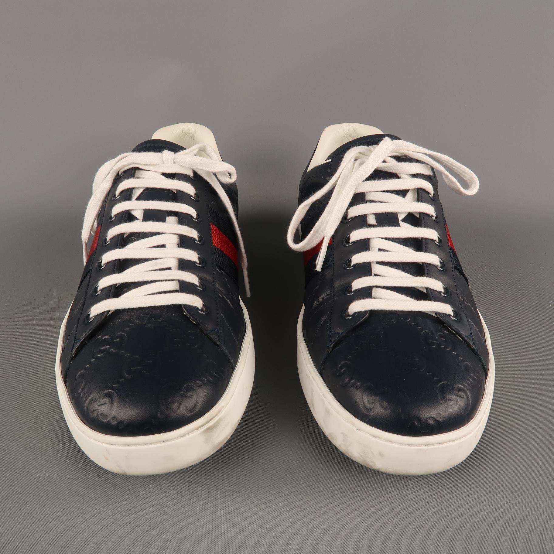 gucci ace monogram sneakers