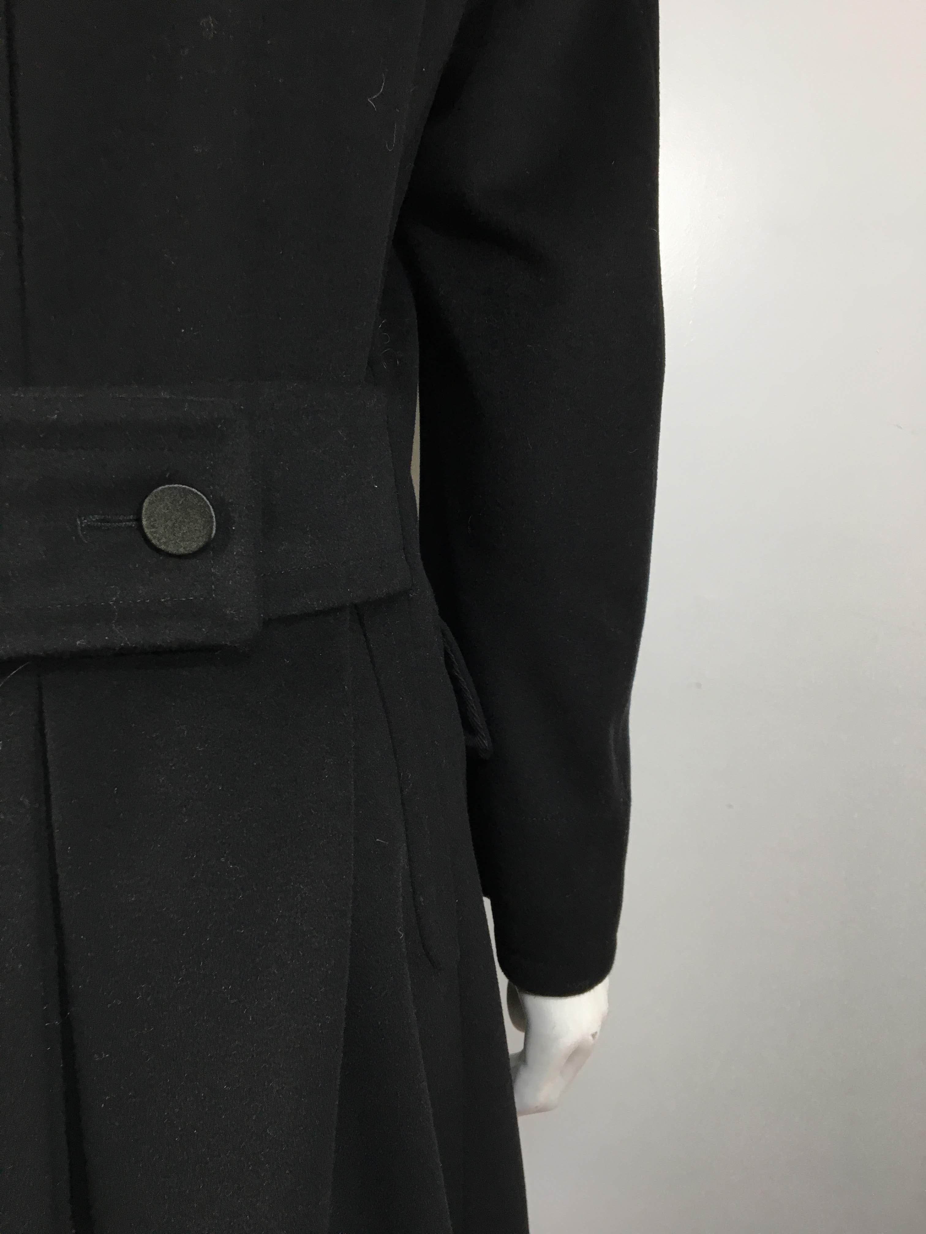Men's Gucci Black Wool & Cashmere Trench Coat 5