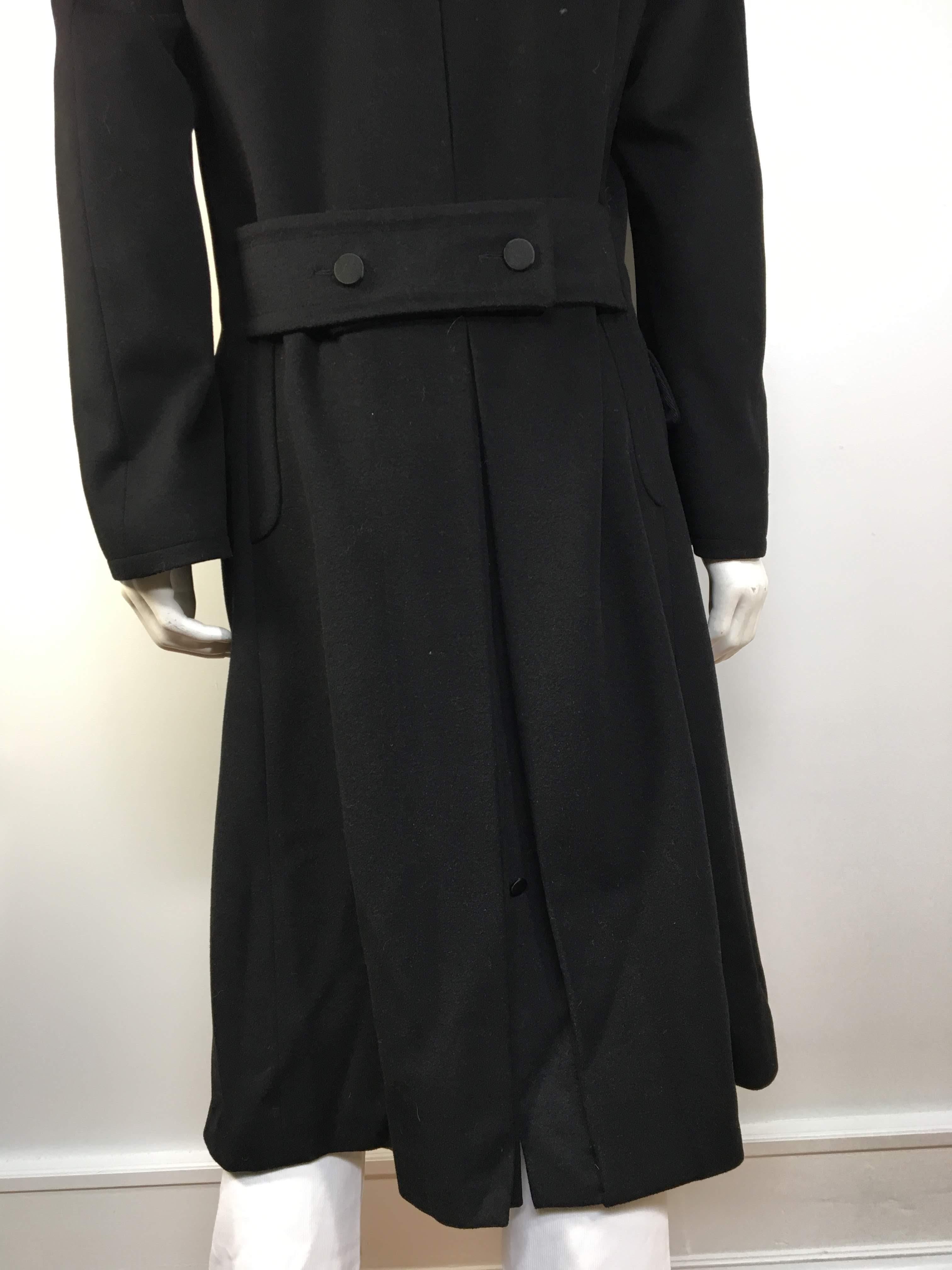 Men's Gucci Black Wool & Cashmere Trench Coat 6