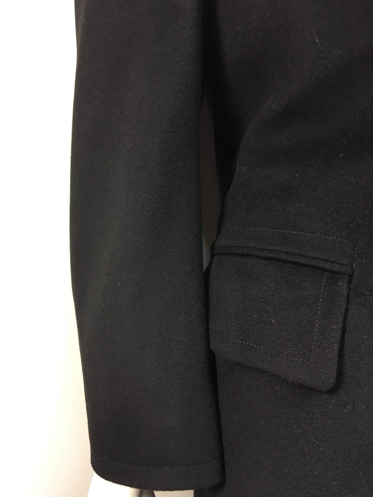 Men's Gucci Black Wool and Cashmere Trench Coat at 1stDibs | gucci wool ...