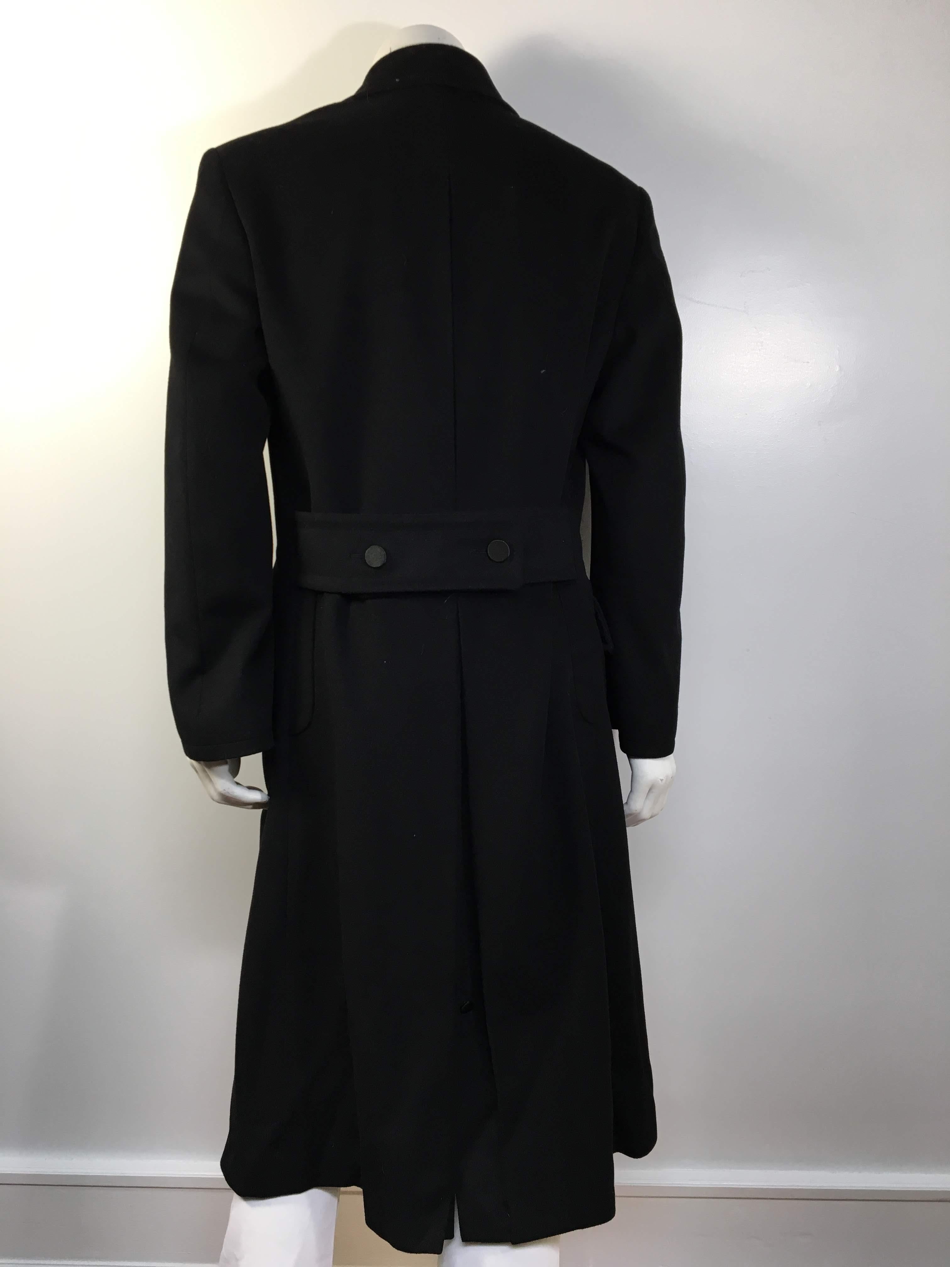 Men's Gucci Black Wool & Cashmere Trench Coat 1