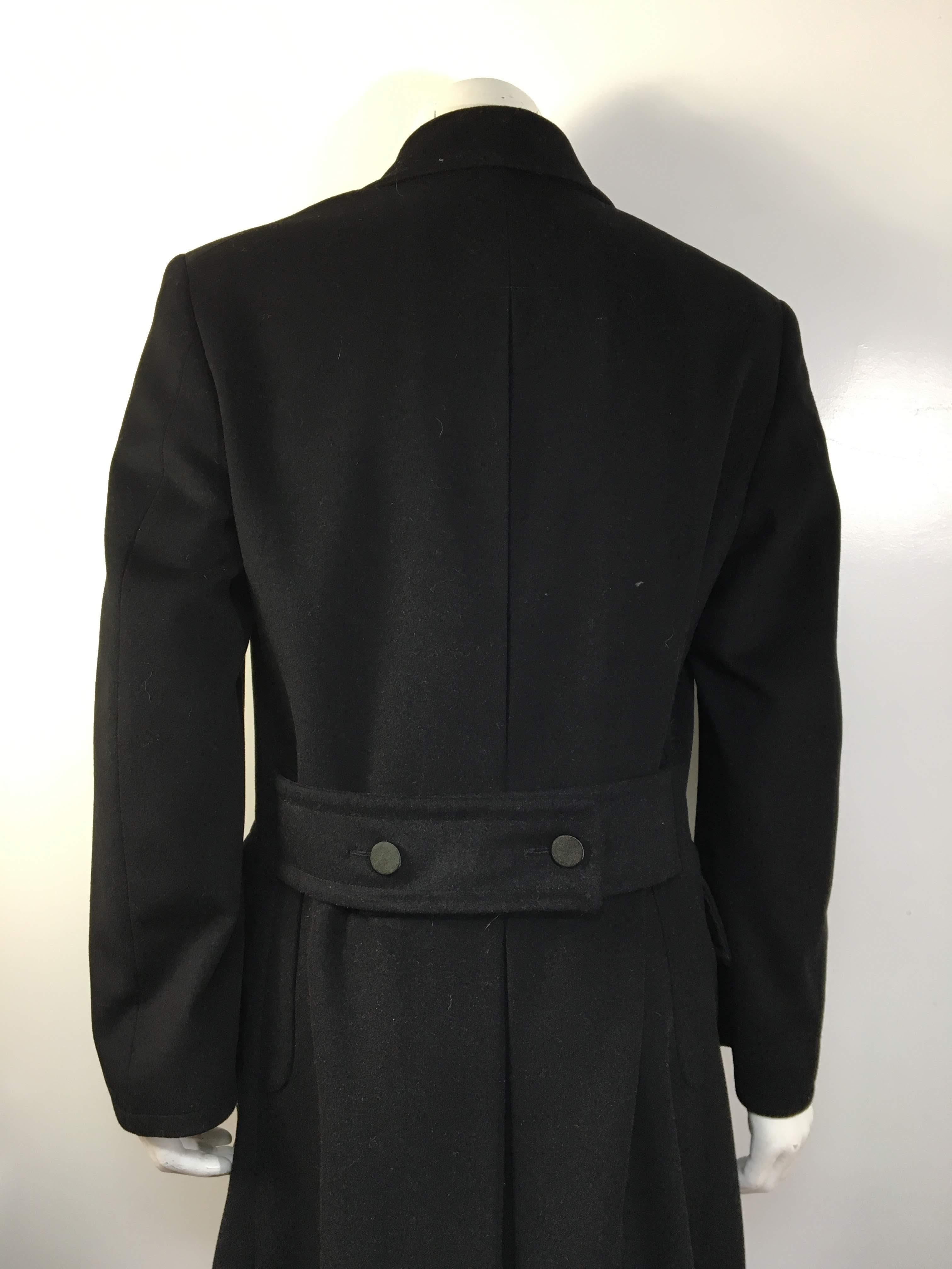 Men's Gucci Black Wool & Cashmere Trench Coat 2