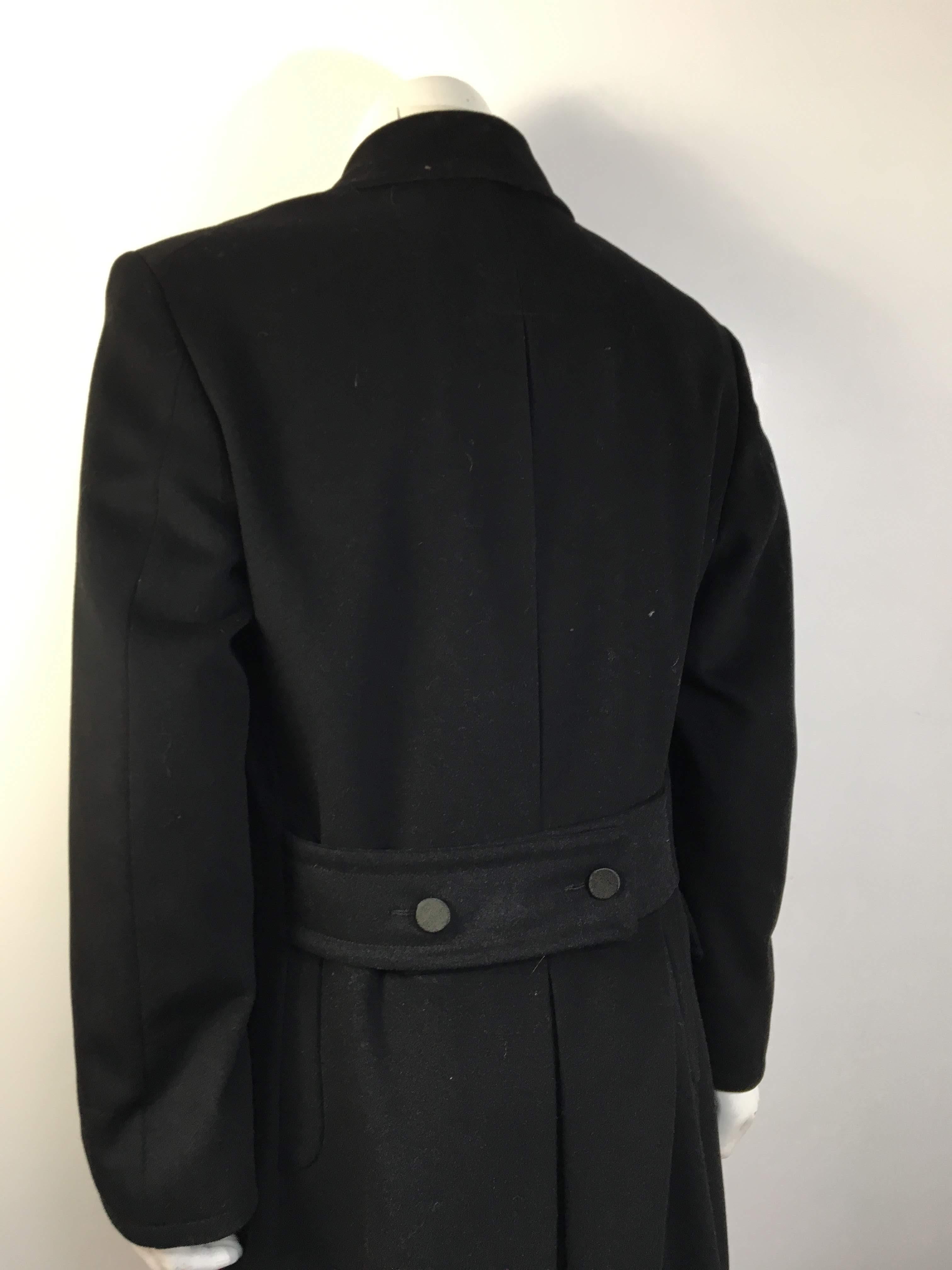 Men's Gucci Black Wool & Cashmere Trench Coat 3
