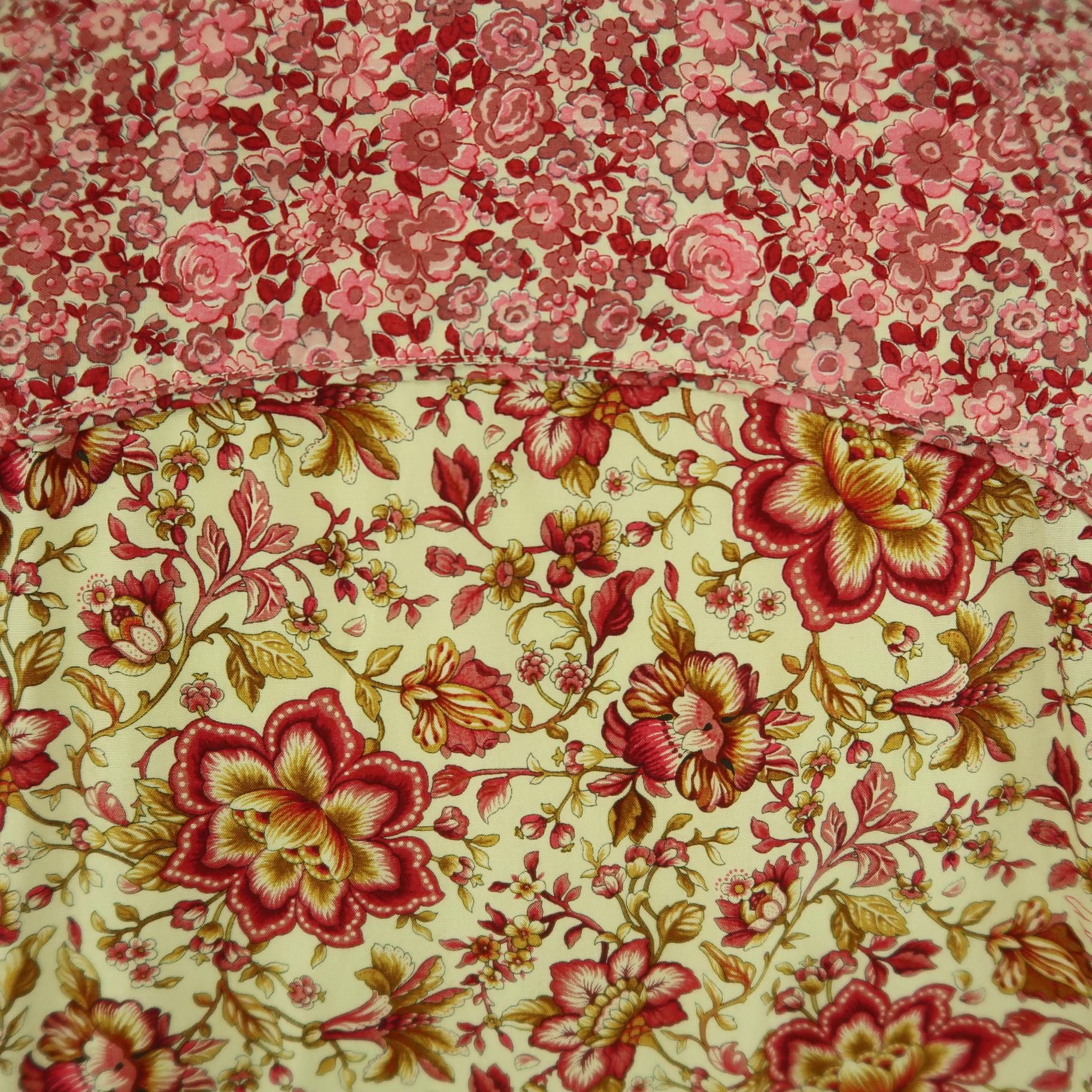 Men's GUCCI by TOM FORD L Beige & Pink Floral Western Pearl Snaps SS 2004 Shirt 4