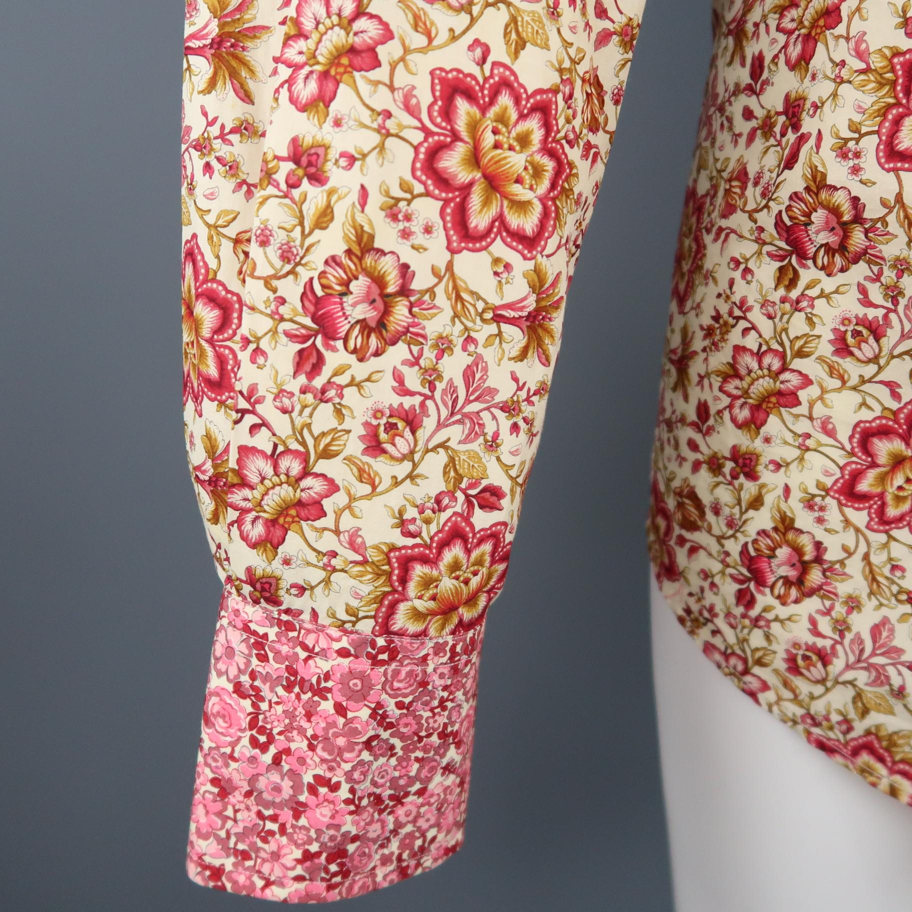 gucci mens floral shirt