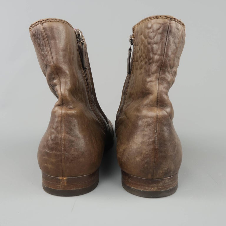 Gucci Leather cowboy boots, Men's Shoes