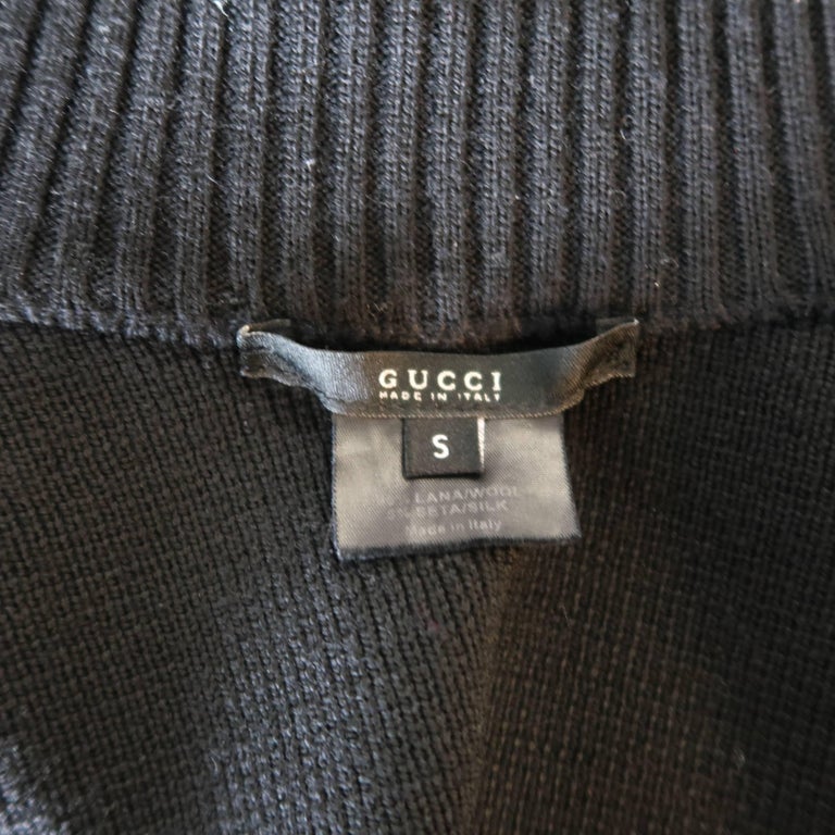 Gucci Men's Wool and Cashmere Cardigan Red
