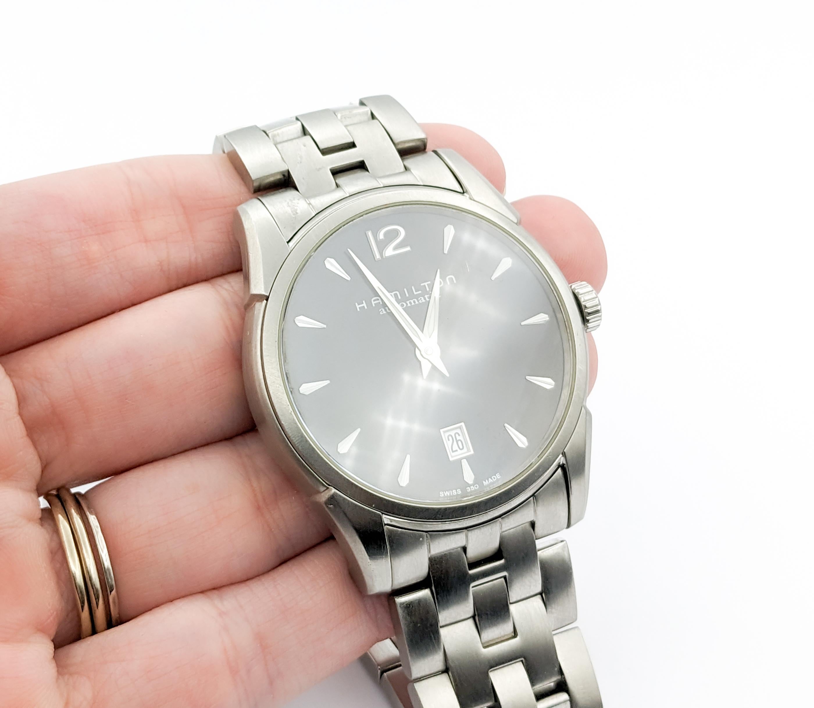 Men's Hamilton Automatic Jazzmaster Slim watch In stainless steel 1