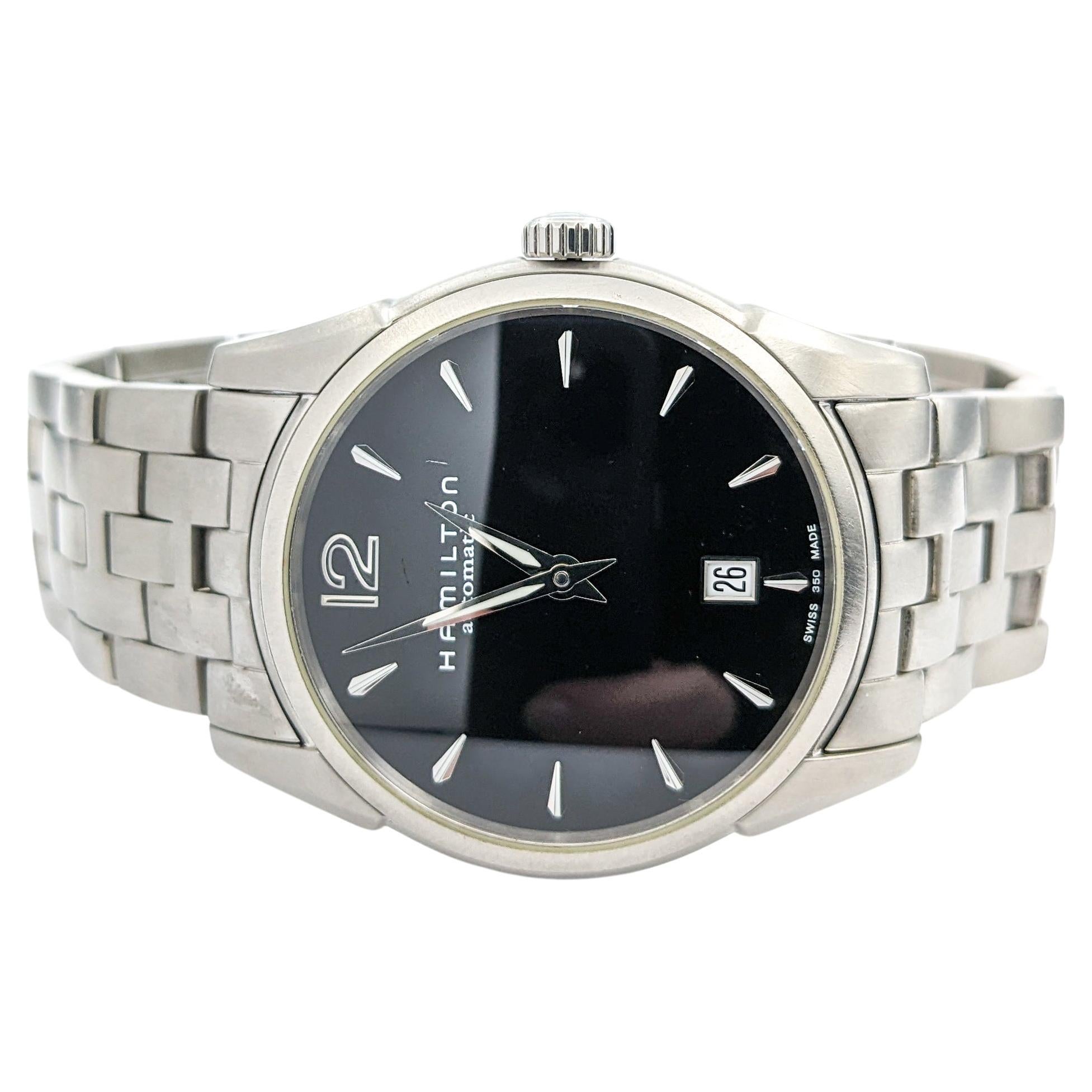 Men's Hamilton Automatic Jazzmaster Slim watch In stainless steel For Sale